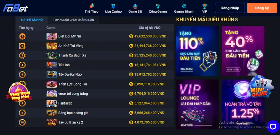 Game Show Trực Tuyến Mới Lạ
